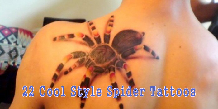 22 Cool Style Spider Tattoos