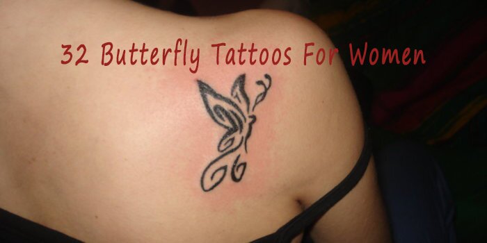 32 Butterfly Tattoos For Women