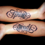 10 Ambigram Tattoos on Hand