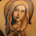 25 Inspirational Virgin Mary Tattoos