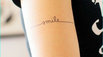 Simple Words Written Tattoo 14