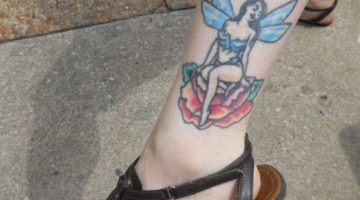 Colourful Foot Tattoo 20